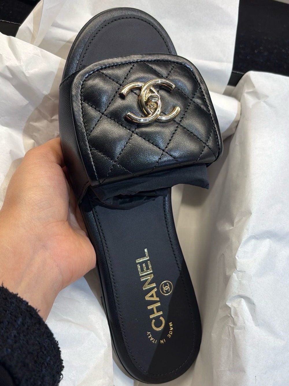 Chanel CC logo Sandals